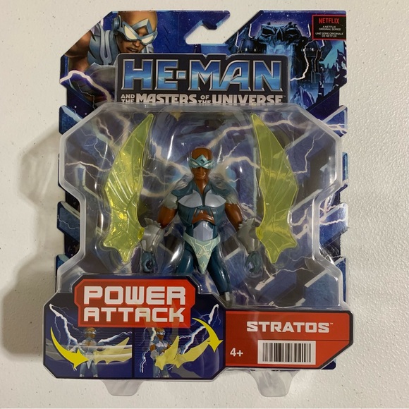HE-MAN and The Masters of The Universe: Power Attack Stratos Action Figure-NWT - Picture 7 of 12